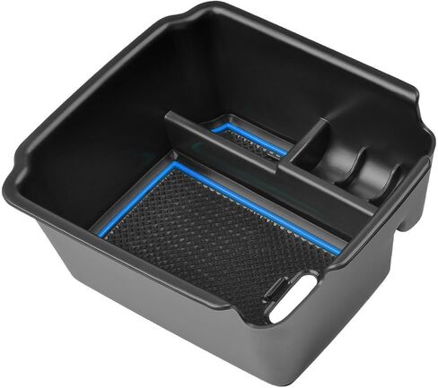EDBETOS Center Console Organizer Compatible with 2022-2024 VW Taos and for 2018-2023 2024 Tiguan Accessories S/SE/SEL/SE R-Line/SEL R-Line Insert Tray Secondary Storage Armrest Box ABS Material, Black in Saudi Arabia