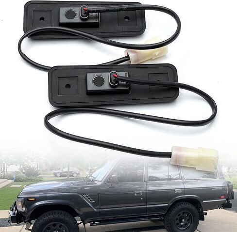 NSLUMO Led Side Marker Lights Replacement for 1981-1990 Land Cruiser 79-83 To'yota Pickup Trucks Amber Led Front Fender Side Marker Turn Signal Light Kit LH RH Smoked Lens OEM 8174014110 in Saudi Arabia