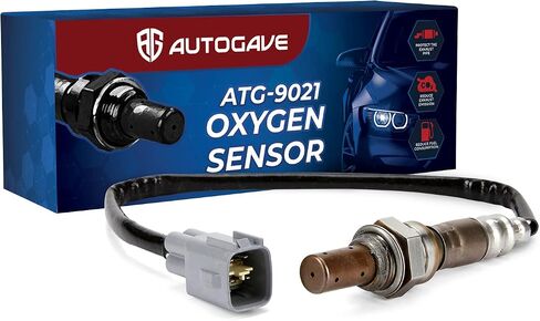 مستشعر الأكسجين ATG-9021 من Autogave - مستشعر O2 لنسبة الهواء إلى الوقود متوافق مع Lexus ES300 3.0L 2000-2001 Upstream & Toyota Avalon، Camry، Sienna، Solara- موصل ذكر، 4 أسلاك in Saudi Arabia