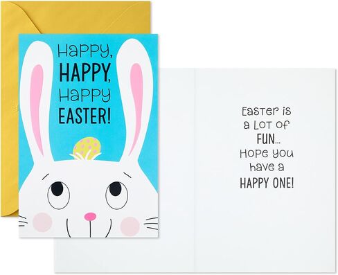 Hallmark Pack of Easter Cards for Kids, Easter Bunny (6 Cards with Envelopes) in Saudi Arabia