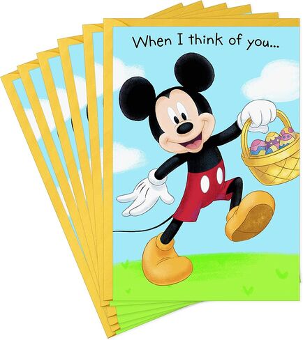 Hallmark Pack of Easter Cards for Kids, Easter Bunny (6 Cards with Envelopes) in Saudi Arabia