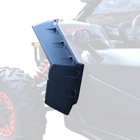 KIWI MASTER 2nd Gen Widened Front Fender Flares Extended Compatible for 2017-2024 Can-Am Maverick X3 Accessories Extensions Mud Flaps Guards in Saudi Arabia