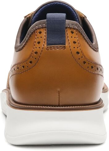 Cestfini White Dress Sneakers Men Casual Oxford Shoes Lightweight Office Sneakers Comfortable Business Wingtip Walking Shoes Mesh Breathable Knit Tennis Summer Shoes XXDX007M-RT-US-WHITE-10 in Kuwait