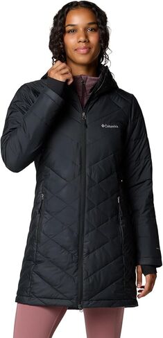 Columbia Women's Heavenly Long Hooded Jacket, Aura, Medium in Saudi Arabia