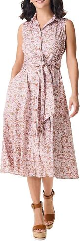NIC+ZOE Women's Abstract Animal Shirt Dress in Saudi Arabia