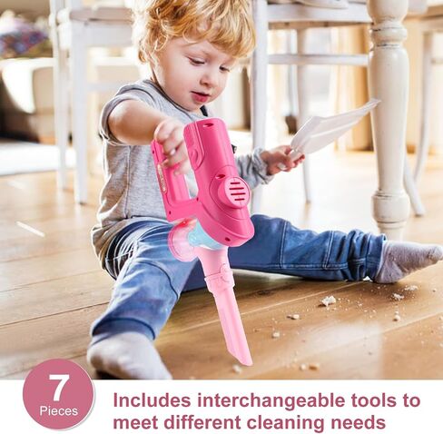 Jenilily Detachable Kids Cleaning Toy Set - Broom Dustpan Mop Brush Rag, Play Housekeeping Kit, Really STEM Toddler Clean Toys Gift for Girls & Boys 1-3 in Saudi Arabia
