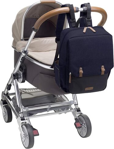 Babymel George Unisex Diaper Backpack in Grey and Black in Saudi Arabia
