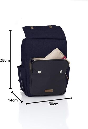 Babymel George Unisex Diaper Backpack in Grey and Black in Saudi Arabia