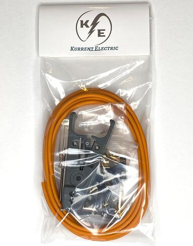 Kurrent Electric Solderless Guitar Pedal Cable Kit 6 Pack for Pedalboard Right Angle Low Profile Connectors for Custom Pedalboard in Saudi Arabia