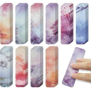 DASTTUIS 20 Pieces Anxiety Sensory Stickers - Sensory Strips with 2 Textured Surface Adhesives - Fidget Stickers Office & Classroom Desk Must Haves for Adults Teens in Kuwait