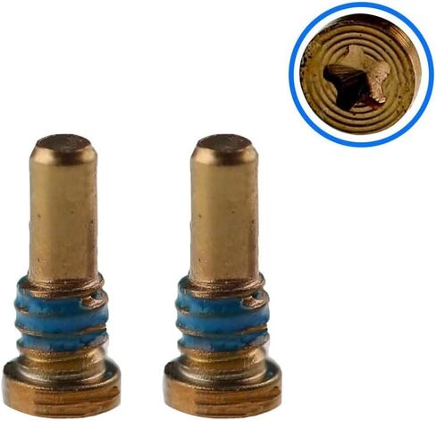 MMOBIEL Screw Set Replacement Compatible with iPhone 11 Pro 2019 - Complete Set 2 Pcs of Each Pentalobe Screw - Incl. 4 screwdrivers and Cloth in Saudi Arabia
