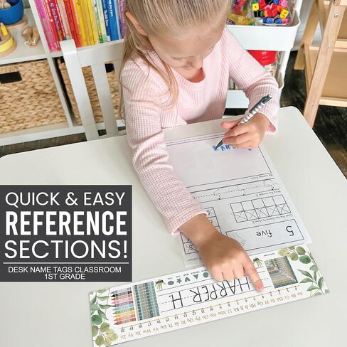 25 Colorful Desk Name Plates for Classroom - Classroom Name Tags for Desk, Desk Name Tags for Classroom, Student Name Tags for Desks, Student Name Plates for Desks Classroom, Name Plate for Desk Kids in Saudi Arabia
