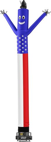 LookOurWay Air Dancers Wacky Waving Inflatable Tube Man Set - 20 Feet Tall Inflatable Dancing Man with Blower for Business Advertising - Red in Kuwait