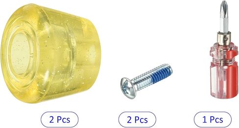 M METERXITY Roller Skate Stopper - Rubber Brake Block Toe Stops, Adjustable with Screwdriver, Apply to Roller Skate (1.46 Inch 1.85 Inch Dia, Purple) in Saudi Arabia