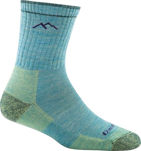 جوارب Darn Tough Vermont Merino Wool Micro Crew ذات وسادة Sage LG (الولايات المتحدة 10-11.5) in Saudi Arabia