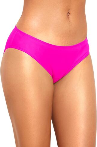 Tempt Me Women Black Strappy Bikini Bottom Full Coverage Bathing Suit Bottoms High Cut Swimsuit Bottom L in Saudi Arabia
