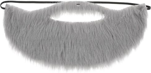 Lusofie Brown Fake Beard Elasticity Fake Mustache Multipurpose Shrek Costume for Male Makeup Cosplay Halloween Party Supplies in Saudi Arabia