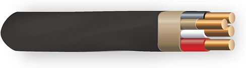 6/3 NM-B, Non-Metallic, Sheathed Cable, Residential Indoor Wire, Equivalent to Romex (100ft Cut) in Saudi Arabia