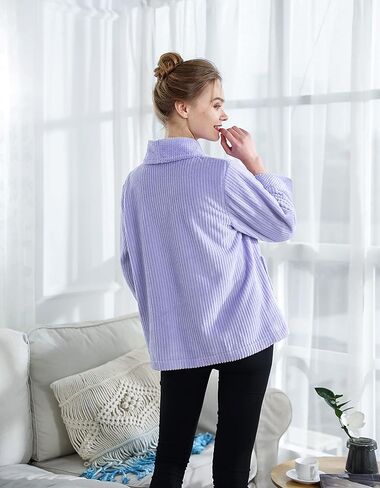 Loungees The Zermatt Drop Needle Plush Shawl Collar Bed Jacket in Kuwait