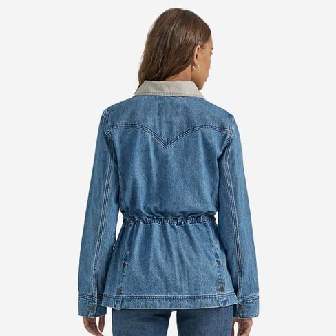 Women's Retro Denim Barn Coat in Saudi Arabia