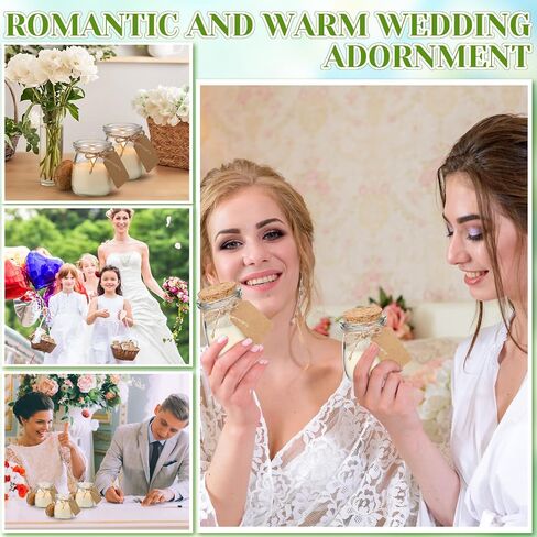 MTLEE 24 Pcs Jars Candle for Guests Wedding Candle Gift Natural Wax Candles with DIY Tag Cards for Bridesmaid Groomsman Baby Shower Party Favors Home Supply Decor (Lemon,Tangerine,Coconut Milk) in Saudi Arabia
