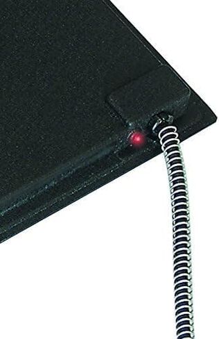 Farm Innovators Model HM-60S Small 13-Inch by 19-Inch Plastic Heated Pet Mat with Fleece Cover, 60-Watt, Black in Saudi Arabia