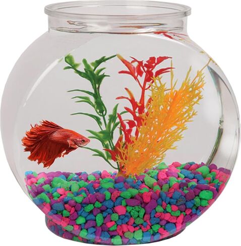 Koller Products 1 Gallon Fish Bowl - Impact-Resistant Plastic in Saudi Arabia
