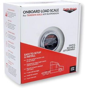 Right Weigh 510-46-RKC TANDEM Axle Load Scale Kit for Single HCV Air Suspension in Saudi Arabia
