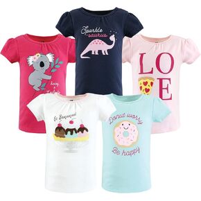 Hudson Baby Unisex Baby Short Sleeve T-Shirts, Girl Mommy, 6-12 Months in Kuwait