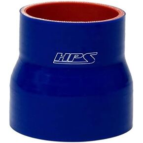HPS Silicone Hoses HTSR-150-162-BLUE Silicone High Temperature 4-ply Reinforced Reducer Coupler Hose, 100 PSI Maximum Pressure, 3" Length, 1-1/2" > 1-5/8" ID, Blue in Saudi Arabia