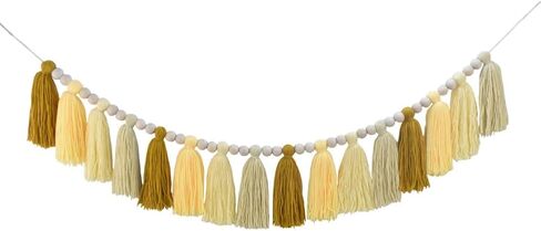 DrCor الوردي والأخضر شرابة إكليل الحديثة بوهو الرايات راية الجدار شنقا للفصل الدراسي مكتب الحضانة حزب غرفة نوم الأطفال عيد ميلاد الطفل دش الديكور in Kuwait