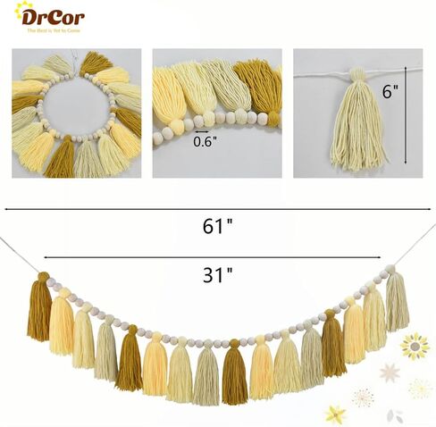 DrCor الوردي والأخضر شرابة إكليل الحديثة بوهو الرايات راية الجدار شنقا للفصل الدراسي مكتب الحضانة حزب غرفة نوم الأطفال عيد ميلاد الطفل دش الديكور in Kuwait