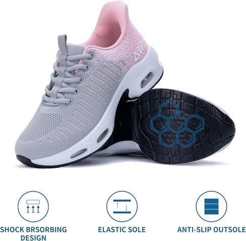 Women's Walking Shoes | Slip On | Fashion Sneakers | Air Running Tennis Shoes US 6-11 in Saudi Arabia