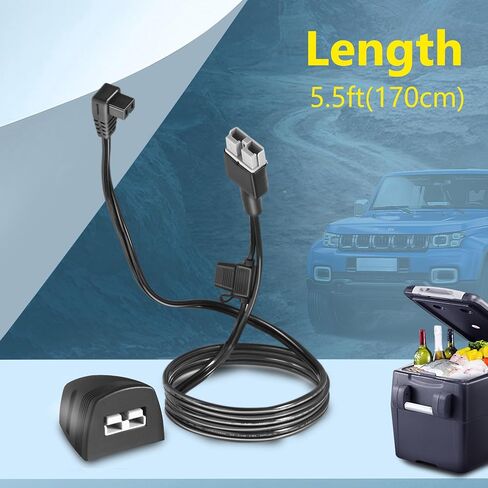 PolyEnergy Laptop Power Bank Portable Power Station DC5521 ConnectorTo DC Power Cord Cable for 12volt Car Refrigerator Portable Refrigerator in Saudi Arabia