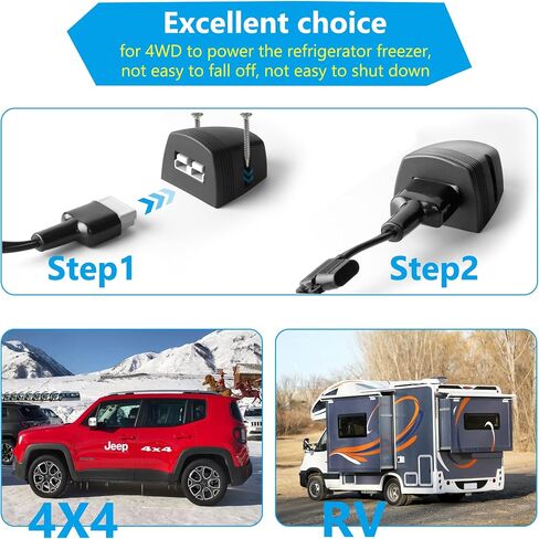 PolyEnergy Laptop Power Bank Portable Power Station DC5521 ConnectorTo DC Power Cord Cable for 12volt Car Refrigerator Portable Refrigerator in Saudi Arabia