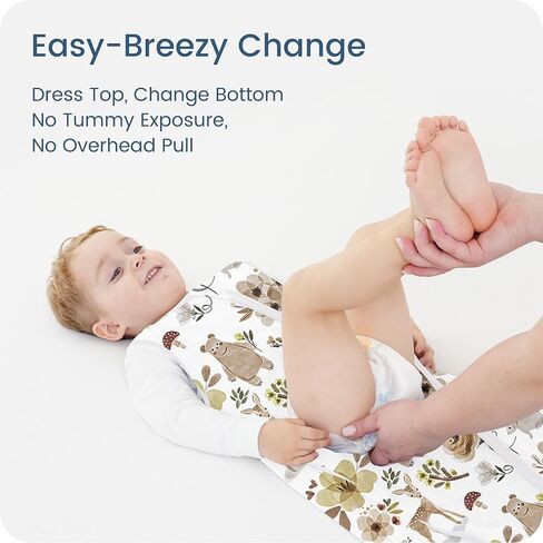 TOTBASIC Toddler Sleep Sack 0.5 TOG, Wearable Blanket Baby Sleeping Bag 2t-4t with 2-way Safe Zipper, Ultra Soft All Season Sleepsacks, Forest Whimsy, 2 Pack in Saudi Arabia