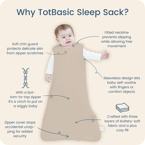 TOTBASIC Toddler Sleep Sack 0.5 TOG, Wearable Blanket Baby Sleeping Bag 2t-4t with 2-way Safe Zipper, Ultra Soft All Season Sleepsacks, Forest Whimsy, 2 Pack in Saudi Arabia