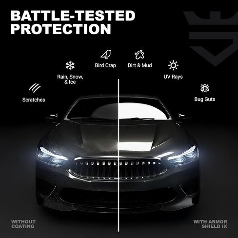 Avalonking Armor Shield IX DIY Coating Coating للسيارات | مجموعة تفاصيل السيارة لللمعان والحماية | 82 ٪ محتوى نشط | مانعة للتسلية | سهل الاستخدام | شفاف | 30 مل in Saudi Arabia