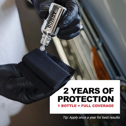 Avalonking Armor Shield IX DIY Coating Coating للسيارات | مجموعة تفاصيل السيارة لللمعان والحماية | 82 ٪ محتوى نشط | مانعة للتسلية | سهل الاستخدام | شفاف | 30 مل in Saudi Arabia