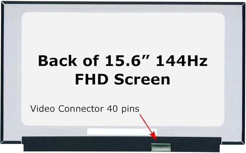 SCREENARAMA New Screen Replacement for Lenovo Legion 5-15ARH05 5-15ARH05H 5-15IMH05 5-15IMH05H 82B5 82B1 82AU 81Y6 82CF, FHD 1920x1080, 40pins, 144Hz, IPS, Matte, LCD LED Display with Tools in Saudi Arabia