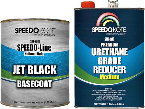 طقم معطف قاعدة أسود سبيدوكوت ، 1 جالون و 1 غالون مخفض يوريتان المتوسطة ، SMR-8600/870 in Kuwait