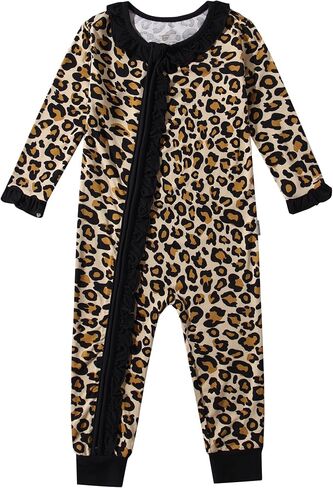 Baby Boys Girls Rompers Soft Infant Toddler Zippered Footed Romper Newborn Viscose from Bamboo Pjs in Kuwait