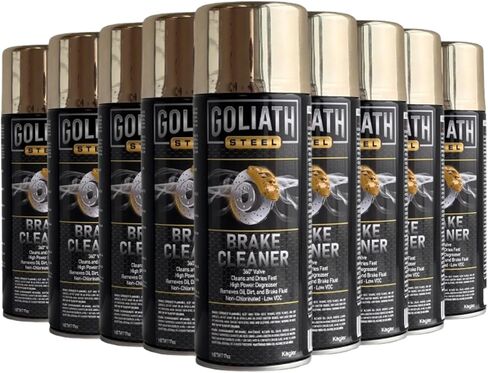 Goliath Steel Brake Spray Cleaner - Non-Chlorinated, Low-VOC, 17 fl oz (12-Pack) in Saudi Arabia