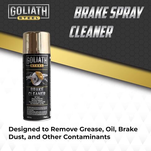 Goliath Steel Brake Spray Cleaner - Non-Chlorinated, Low-VOC, 17 fl oz (12-Pack) in Saudi Arabia