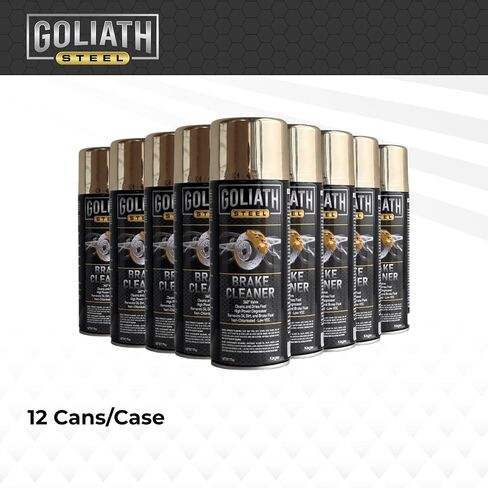 Goliath Steel Brake Spray Cleaner - Non-Chlorinated, Low-VOC, 17 fl oz (12-Pack) in Saudi Arabia