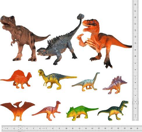 Dinosaur Cake Toppers Dinosaur Toy Artificial Plants Grass Cake Decorations for Boy Girl Kid Birthday Baby Shower Dinosaur Theme Jungle Party Supplies (Style 2) in Saudi Arabia