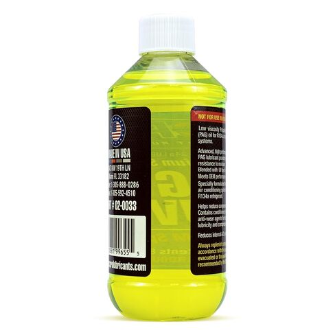 HCPRO HCP46UV8 PAG 46 اللزوجة بالإضافة إلى زيوت تشحيم صبغة الأشعة فوق البنفسجية-8 أوقية (حزمة من 1) ، زيت عالي الأداء لأنظمة A/C التلقائية ، واكتشاف التسرب وحماية الضاغط ، متوافق مع أنظمة A/C الشائعة in Saudi Arabia