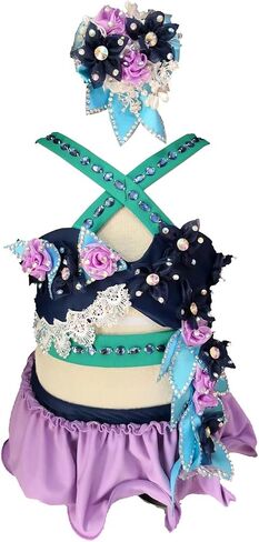 Jenniferwu Infant Toddler Baby Children Kids Girl's Swimwear Bikini Blue in Kuwait