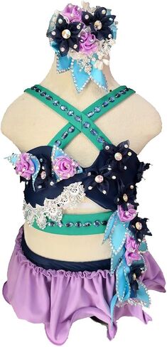 Jenniferwu Infant Toddler Baby Children Kids Girl's Swimwear Bikini Blue in Kuwait