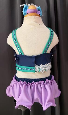 Jenniferwu Infant Toddler Baby Children Kids Girl's Swimwear Bikini Blue in Kuwait
